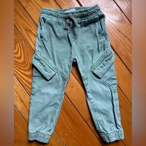 Primark Green Jogger Pants Size 3-4